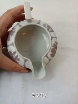 Wedgwood White & Lilac Jasperware Jug(Chip)