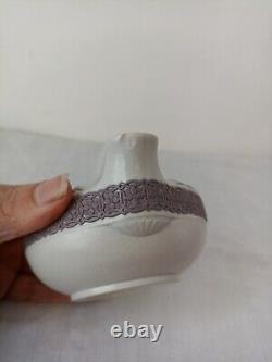 Wedgwood White & Lilac Jasperware Jug(Chip)