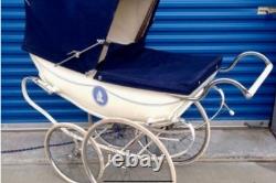 Wedgwood White On Blue Jasper Jasperware Very Rare Pram Plaque 1959