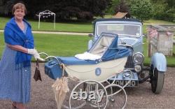 Wedgwood White On Blue Jasper Jasperware Very Rare Pram Plaque 1959