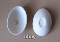 Wedgwood White & Yellow Jasperware Floral Small Egg Box Wedgwood Society