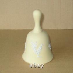 Wedgwood YELLOW Jasperware Prunus Long Handle BELL