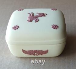 Wedgwood YELLOW & TERRACOTTA Jasperware EGYPTIAN Small Box