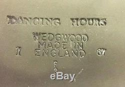 Wedgwood black Jasperware Dancing Hours plaque