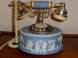 Wedgwood blue jasper ware phone telephone