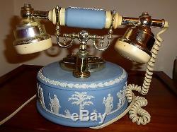 Wedgwood blue jasper ware phone telephone