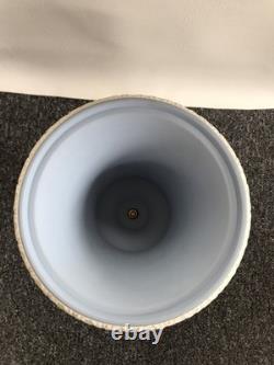 Wedgwood blue jasperware large Campagna Vase in original box