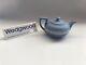 Wedgwood Blue Jasperware Small Teapot In Excellent Condition