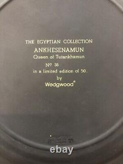 Wedgwood egyptian collection jasperware plate Rare 35/50 LE Boxed