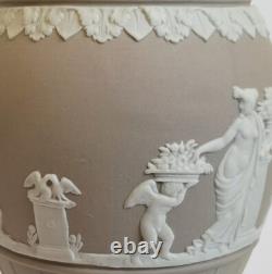 Wedgwood jasper Light Taupe Jasperware Vase Bountiful