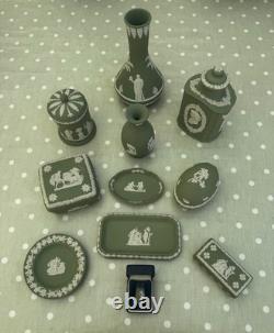 Wedgwood jasper ware sage green