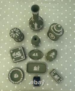 Wedgwood jasper ware sage green