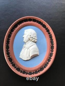 Wedgwood jasperware 4 coloured Josiah Wedgwood plaque