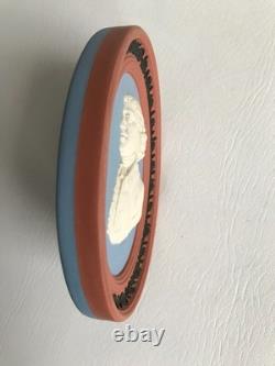 Wedgwood jasperware 4 coloured Josiah Wedgwood plaque in excellent condition
