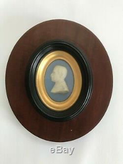 Wedgwood jasperware Portrait Plaque C1860-90 framed in excellent condition