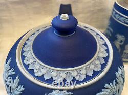 Wedgwood jasperware antique Dark/Cobalt Blue 6 Different Pieces REDUCED