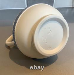 Wedgwood reverse Blue on White Jasper Ware Jug / Pitcher Neoclassical Scene