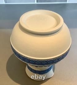 Wedgwood reverse Blue on White Jasper Ware Jug / Pitcher Neoclassical Scene