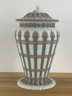 Wedgwood tricolour jasperware torch vase tricolor 19th century