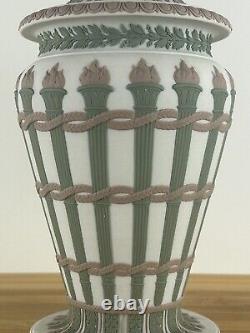 Wedgwood tricolour jasperware torch vase tricolor 19th century