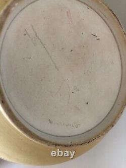 Wedgwood yellow jasperware tricolour biscuit jar Rare British Ceramics