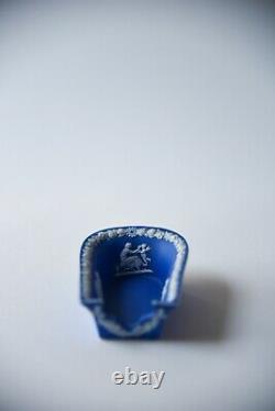 19e C. Antique Wedgwood Blue Jasperware Repose-tuyau / Porte-cigare