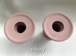 2 chandeliers en jaspe rose Wedgwood en excellent état