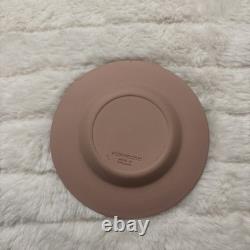 5 soucoupes à épingles en jaspe Wedgwood rose, plateau à bibelots, assiette vintage, lot en vrac