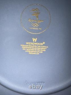 8 Assiettes Wedgwood Jasperware des Jeux Olympiques de Sydney 2000, 7 Sports, limitées à 2000 exemplaires