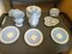 9 Vase, Assiettes, Plat EnfermÉ, BoÎtes À Bijoux Wedgewood Jasperware Bleu Collecteurs