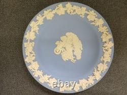 9 VASE, ASSIETTES, PLAT ENFERMÉ, BOÎTES À BIJOUX WEDGEWOOD Jasperware BLEU COLLECTEURS