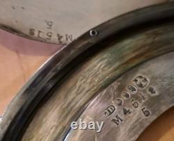 Ancien Wedgwood TRÈS RARE plat à bibelots Jasperware de 1875 avec couvercle/base EP, 12 cm x 5 cm