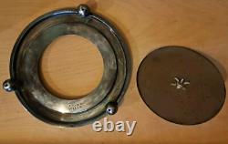 Ancien Wedgwood TRÈS RARE plat à bibelots Jasperware de 1875 avec couvercle/base EP, 12 cm x 5 cm