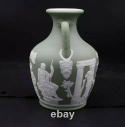 Ancienne Wedgwood Jasperware Portland Vase Pale Green 7