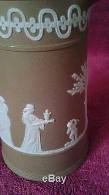 Antique Brown Wedgwood Jasperware Pitcher