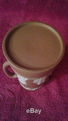 Antique Brown Wedgwood Jasperware Pitcher