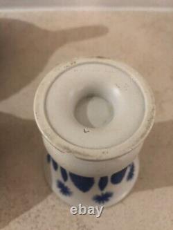 Antique Début Du 19ème Siècle Wedgwood Etruria Drabware Pottery Vase Jasperware