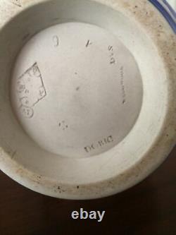 Antique Jasperware Dip Colbalt 4.75 Pichet