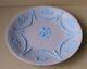 Assiette Grande Cupidon Rare En Jasperware Lilas Et Bleu De Wedgwood