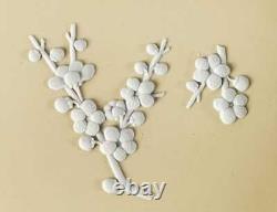 Assiette Wedgwood en jaspe Primrose, fleur de prunier, 8 1/4 pouces