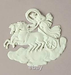 Assiette à gâteau en jaspe lilas Wedgwood Aurora et Chariot 9 1/4 pouces