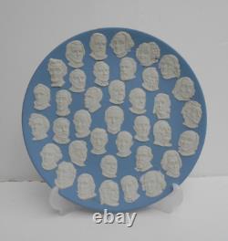 Assiette en grès de Wedgwood Têtes des Présidents Américains Vers 1976