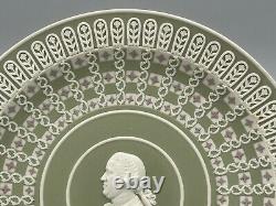 Assiette en jaspe Wedgwood 250e anniversaire de la naissance de Josiah Wedgwood Tricolore