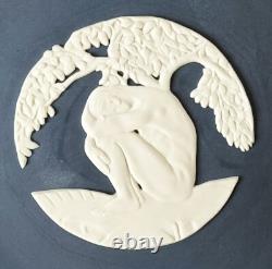 Assiette en jaspe Wedgwood bleue de Portland Adam