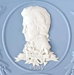 Assiette en jaspe bleu Wedgwood des compositeurs de musique