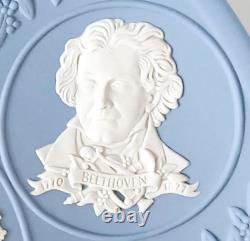 Assiette en jaspe bleu Wedgwood des compositeurs de musique