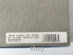 Assiette en jaspe turquoise Wedgwood pour l'Académie des enfants, en boîte