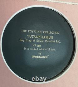 Assiette en terre cuite égyptienne en édition limitée de Jasperware Wedgwood