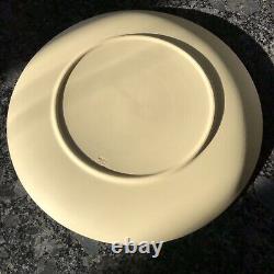 Assiette large de 8' en jaspe Prunus jaune primevère Wedgwood