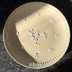 Assiette large de 8' en jaspe Prunus jaune primevère Wedgwood